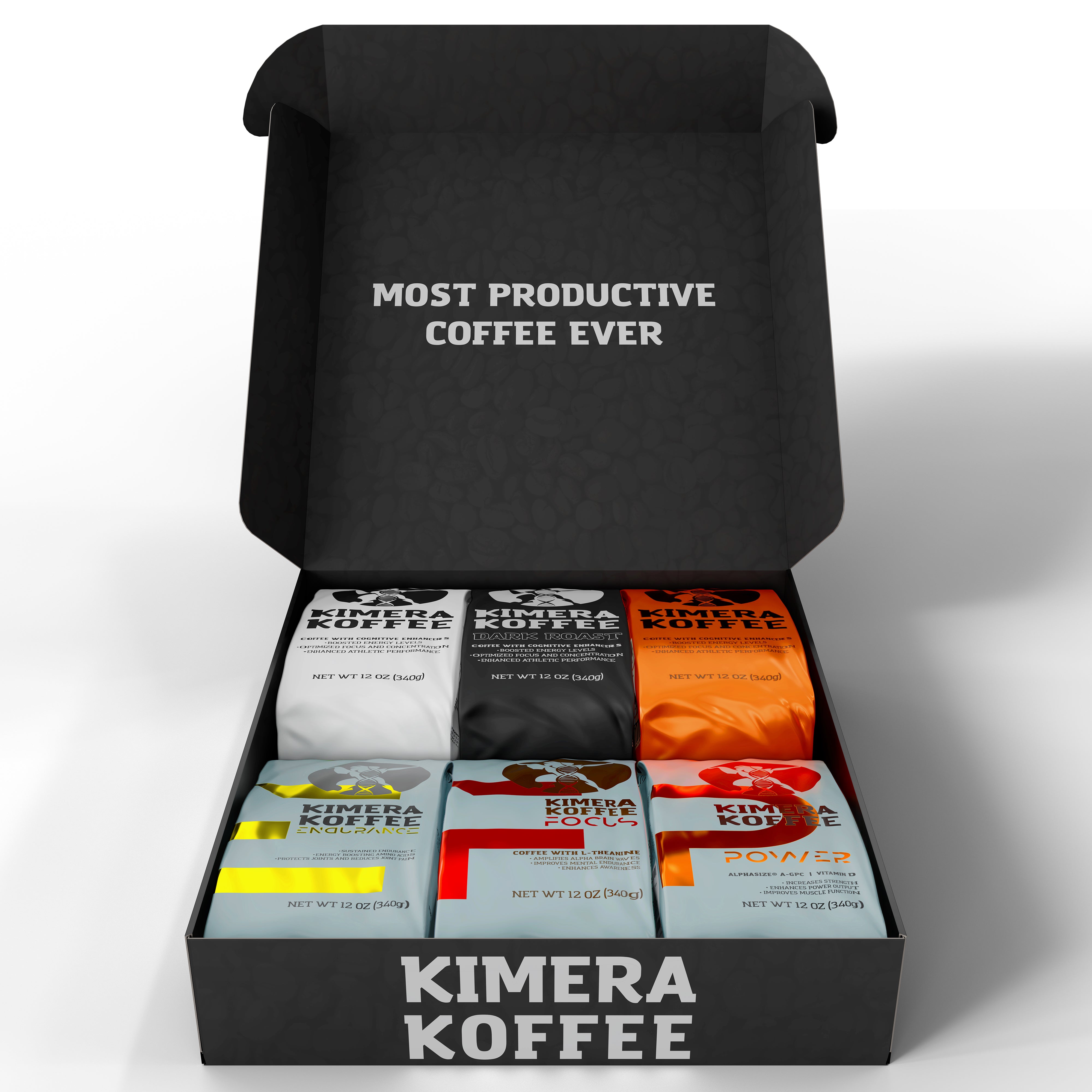 Legendary Box – All 6 Functional Coffee Blends | Kimera Koffee