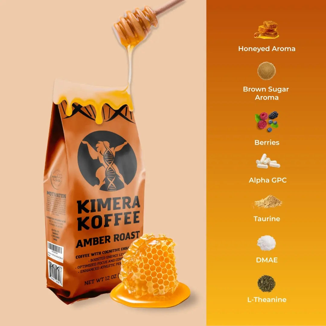 Amber Blend Organic Ground (12oz) Kimera Koffee