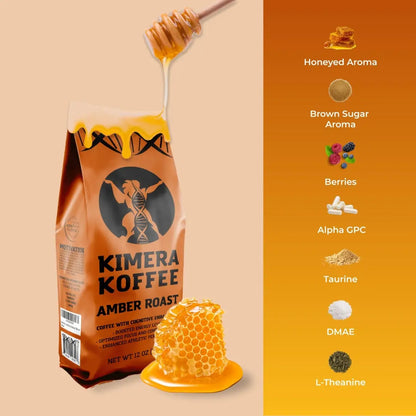 Amber Blend Organic Ground (12oz) Kimera Koffee