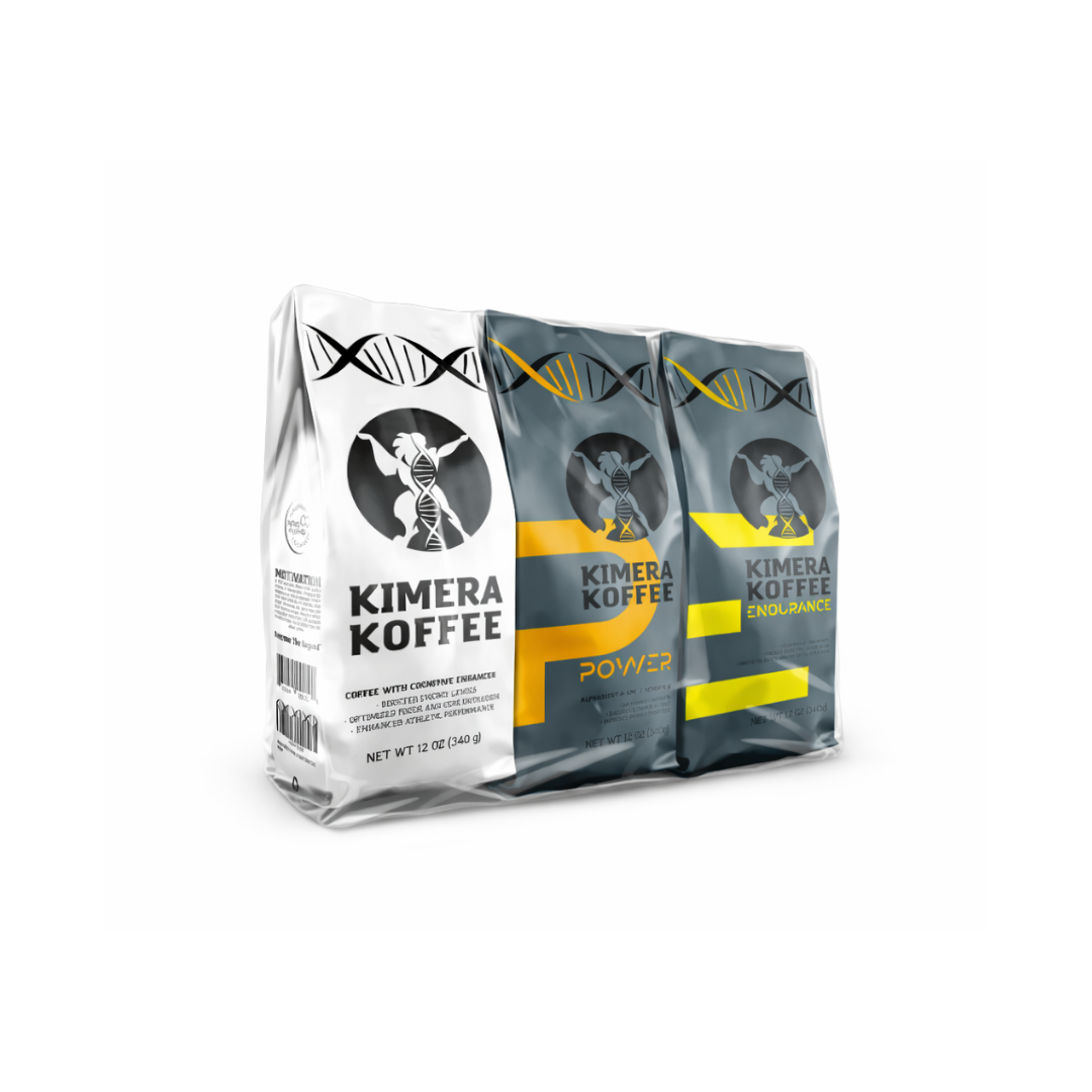 Endurance Performance Stack (3 × 12oz) – Functional Coffee for Long-Lasting Energy | Kimera Koffee