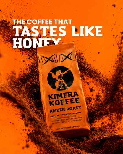 Amber Blend Honey Processed Coffee with Alpha GPC (12oz)