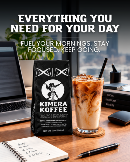 Dark Blend (12oz) - Small-Batch Bold Dark Roast Ground Coffee | Kimera Koffee
