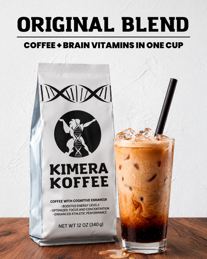 Original Blend Coffee with Alpha GPC + L-Theanine (12oz)