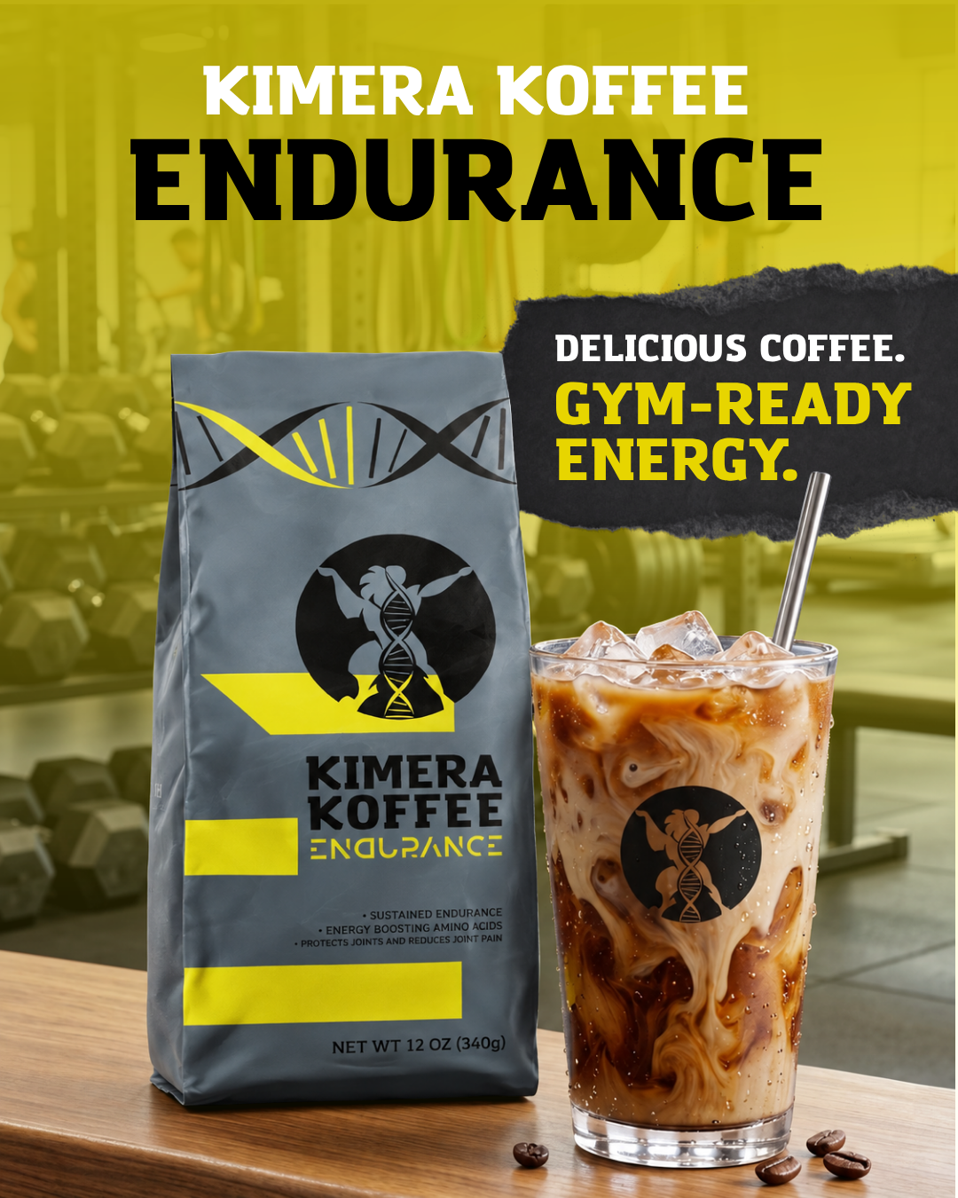 Endurance Blend Coffee with B12 + L-Tyrosine (12oz)