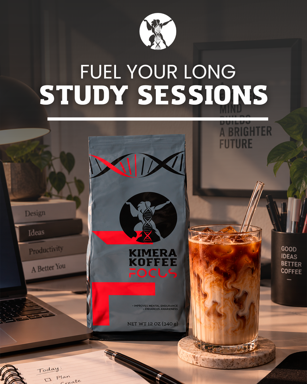 Focus Blend Coffee with L-Theanine (12oz)