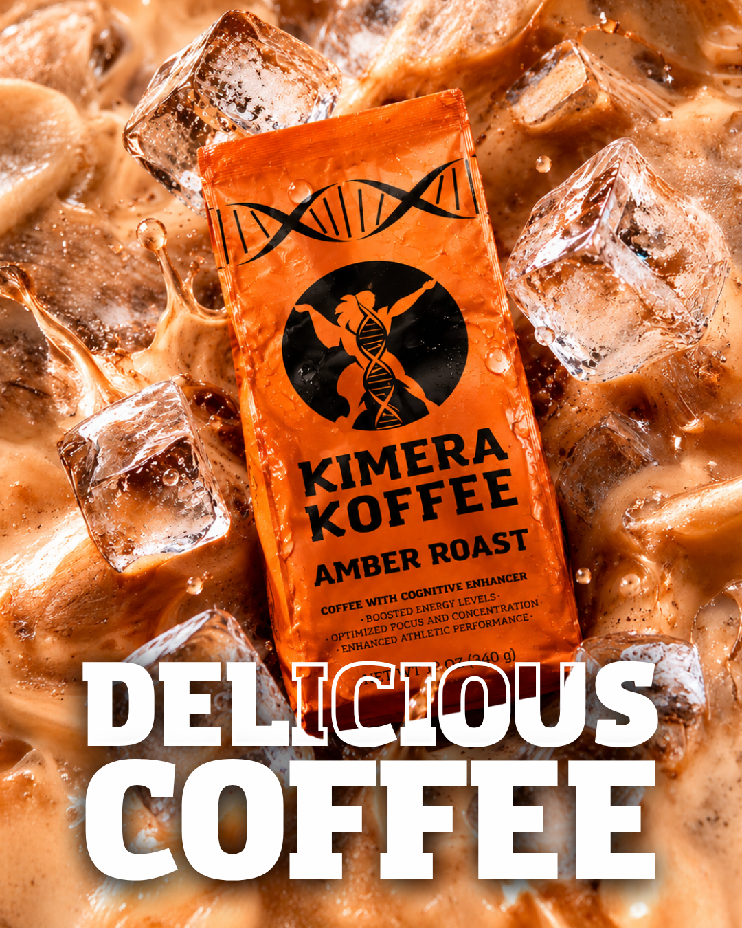Amber Blend Honey Processed Coffee with Alpha GPC (12oz)