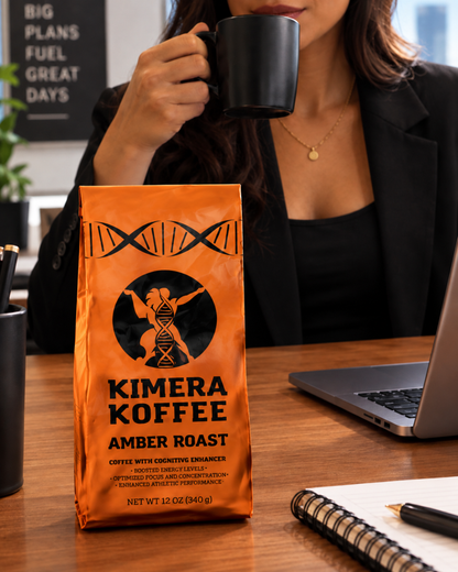 Amber Blend Honey Processed Coffee with Alpha GPC (12oz)
