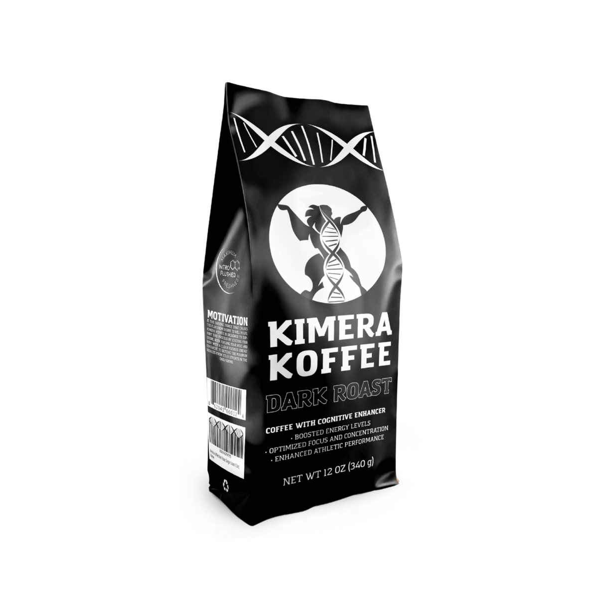 Dark Blend Coffee with Alpha GPC + L-Theanine (12oz)