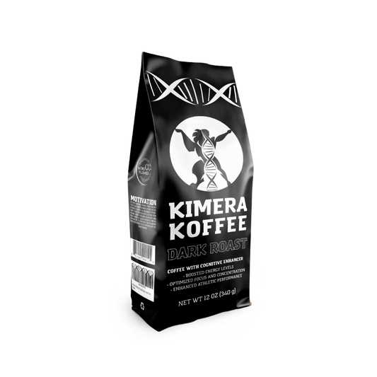 Dark Blend Coffee with Alpha GPC + L-Theanine (12oz)