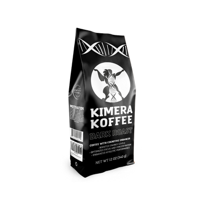 Dark Blend Coffee with Alpha GPC + L-Theanine (12oz)
