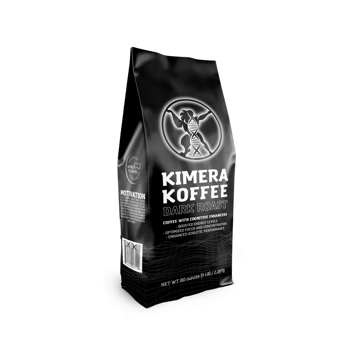 Dark Blend Coffee with Alpha GPC + L-Theanine (5lb Bulk)
