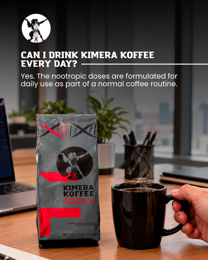 Focus Blend Coffee with L-Theanine (12oz)