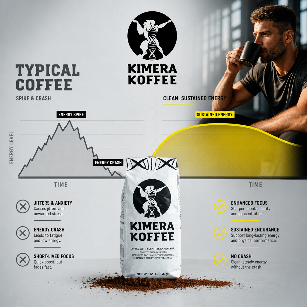 Original Blend Coffee with Alpha GPC + L-Theanine (12oz)