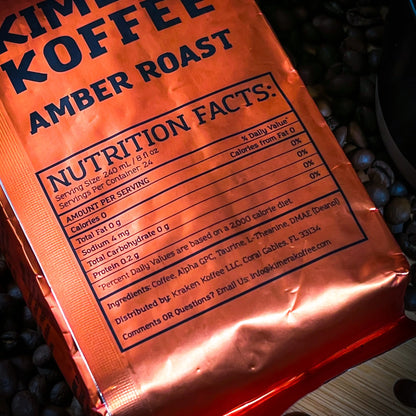 Amber Blend Organic Ground (12oz) Kimera Koffee