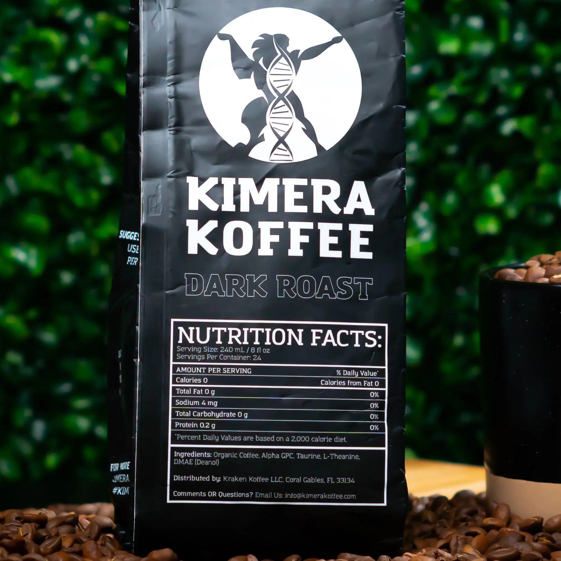 Dark Blend Organic Ground (12oz) Kimera Koffee LLC