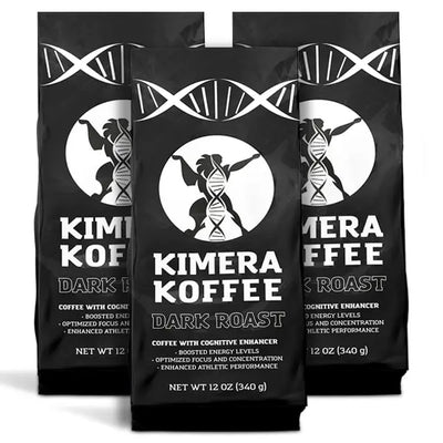 3 Pack Dark Blend (12oz) - Organic Ground