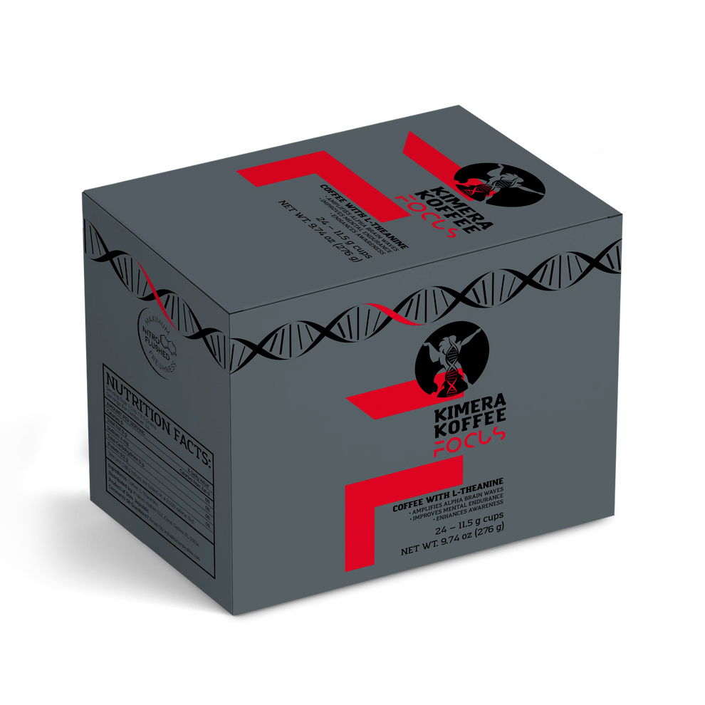 Kimera Koffee Focus Blend Single Serve Cups (24 K-Cups) L-Theanine