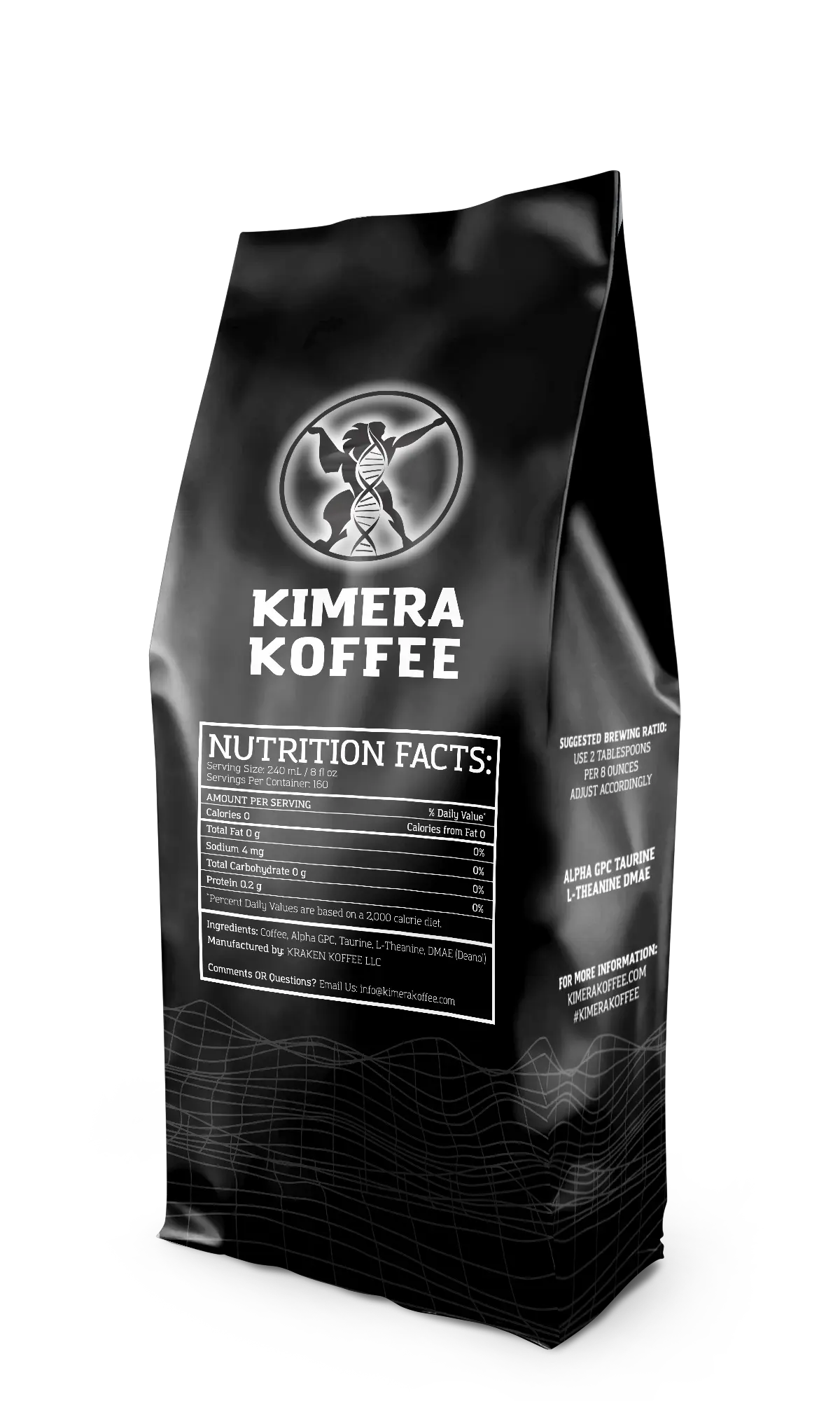 Dark Blend Organic Ground (12oz) Kimera Koffee LLC
